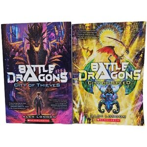 Battle Dragons 2 Book Set Alex London City of Thieves & City of Speed Paperback